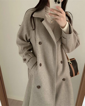 Load image into Gallery viewer, Soft Wool Trench Coat