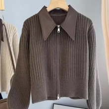 Load image into Gallery viewer, Dual-zip Sweater