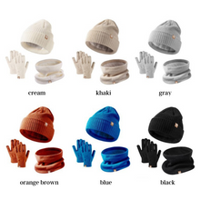 Load image into Gallery viewer, Kiddie Warmer Set (Beanie, Gloves, Neck Warmer) Plain