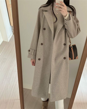 Load image into Gallery viewer, Soft Wool Trench Coat