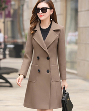Load image into Gallery viewer, Buttoned Wool Coat