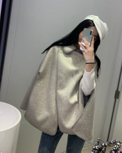 Load image into Gallery viewer, Collared Poncho