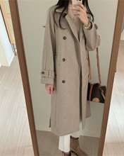 Load image into Gallery viewer, Soft Wool Trench Coat