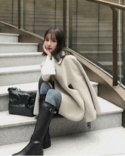 Load image into Gallery viewer, Collared Poncho