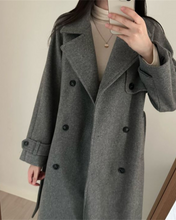 Load image into Gallery viewer, Soft Wool Trench Coat