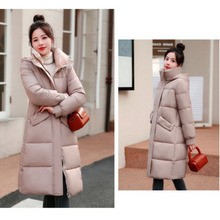 Load image into Gallery viewer, Collared Long Bubble Jacket