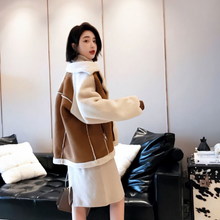 Load image into Gallery viewer, Suede Raglan Jacket