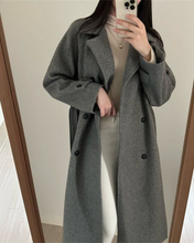 Load image into Gallery viewer, Soft Wool Trench Coat