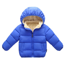 Load image into Gallery viewer, Kiddie Fleece Bubble Jacket