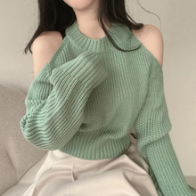 Load image into Gallery viewer, Open Shoulder Sweater