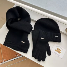 Load image into Gallery viewer, Beanie, Scarf & Gloves Set