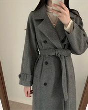 Load image into Gallery viewer, Soft Wool Trench Coat