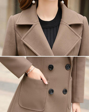 Load image into Gallery viewer, Buttoned Wool Coat