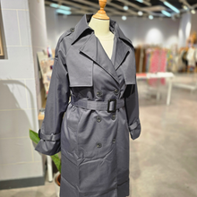Load image into Gallery viewer, Long Trench Coat