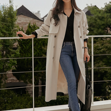 Load image into Gallery viewer, Side Slit Trench Coat