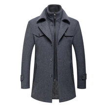 Load image into Gallery viewer, Soft Wool Blend Coat for Men