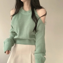 Load image into Gallery viewer, Open Shoulder Sweater