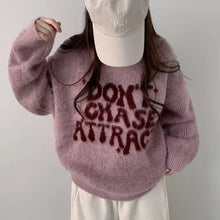 Load image into Gallery viewer, Don't Chase, Attract Knit Sweater
