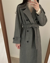 Load image into Gallery viewer, Soft Wool Trench Coat