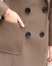 Load image into Gallery viewer, Buttoned Wool Coat