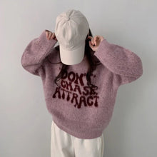 Load image into Gallery viewer, Don't Chase, Attract Knit Sweater