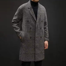 Load image into Gallery viewer, Long Houndstooth Coat