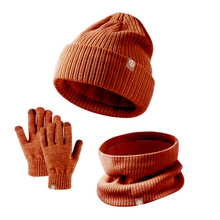 Load image into Gallery viewer, Kiddie Warmer Set (Beanie, Gloves, Neck Warmer) Plain
