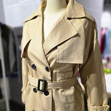 Load image into Gallery viewer, Long Trench Coat
