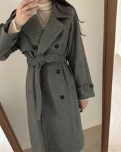 Load image into Gallery viewer, Soft Wool Trench Coat