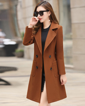 Load image into Gallery viewer, Buttoned Wool Coat