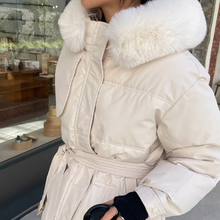 Load image into Gallery viewer, Belted Long Bubble Jacket