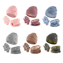 Load image into Gallery viewer, Kiddie Warmer Set (Beanie, Gloves, Neck Warmer) Printed