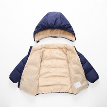 Load image into Gallery viewer, Kiddie Fleece Bubble Jacket