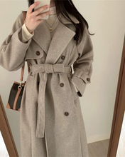 Load image into Gallery viewer, Soft Wool Trench Coat