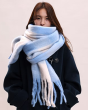 Load image into Gallery viewer, Plaid Tassel Scarf