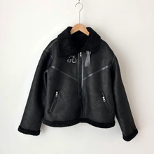 Load image into Gallery viewer, High-Collar Suede Jacket