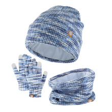 Load image into Gallery viewer, Kiddie Warmer Set (Beanie, Gloves, Neck Warmer) Printed