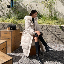 Load image into Gallery viewer, Belted Long Bubble Jacket