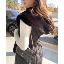 Load image into Gallery viewer, Two-way Long Puffer Jacket