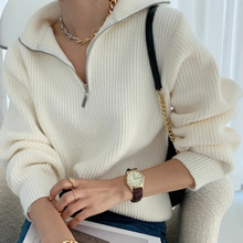 Load image into Gallery viewer, Collared Knit Sweater
