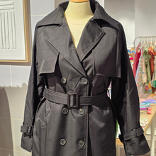 Load image into Gallery viewer, Long Trench Coat