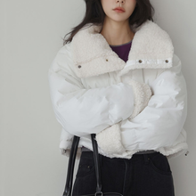 Load image into Gallery viewer, Reversible Cropped Puffer
