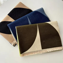 Load image into Gallery viewer, Printed Cashmere Blend Scarf