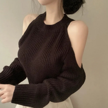 Load image into Gallery viewer, Open Shoulder Sweater