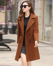 Load image into Gallery viewer, Buttoned Wool Coat