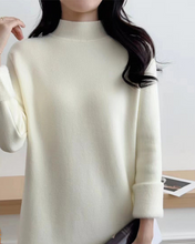 Load image into Gallery viewer, Fleece Mockneck Mini Dress