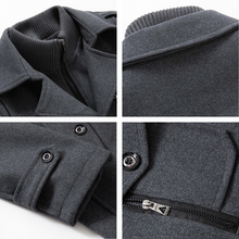 Load image into Gallery viewer, Soft Wool Blend Coat for Men