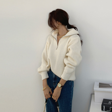 Load image into Gallery viewer, Collared Knit Sweater