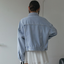 Load image into Gallery viewer, Semi-Oversized Denim Jacket