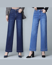 Load image into Gallery viewer, Fleece Denim Pants